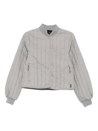 Rains Banja Liner quilted bomber jacket - women - Polyamide - M - Grey