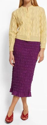 Roseanna Ida Midi Skirt In Bright Plum