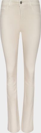 L'agence Selma High-Rise Coated Sleek Baby Boot Jeans