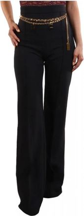 Elisabetta Franchi Mujer, Pantalones, Negro, Talla: M