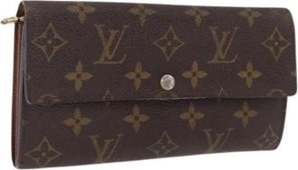 Louis Vuitton Pre-owned Long Wallet - Dames - Vintage Accessoires - Bruin - ONE Size - Vintage