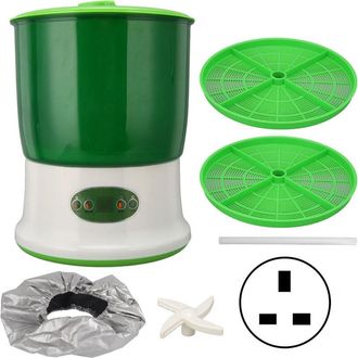 OEM Pulverizador De 360 grados De Alta Seguridad Y Gran Capacidad, Apto Para Uso Alimentario, Kit De Cultivo De Brotes De Soja, Enchufe Brit&aacute;nico De 220 V