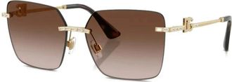 Dolce & Gabbana Zonnebril Vierkant - Dames - Zonnebrillen - Geel - 59 MM - Accessoires