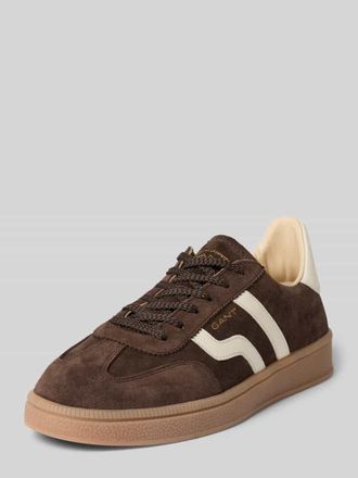 GANT Sneaker aus reinem Leder Modell Cuzima in Dunkelbraun, Gr&ouml;&szlig;e 36