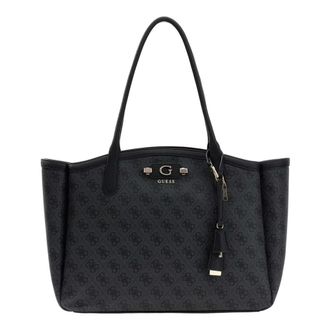 Guess Lindsey Tote - female - Guess - Shopping Bags - Black - ONE SIZE - Bags