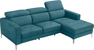 Egoitaliano Ecksofa »Matt, erstklassiger Sitzkomfort, aufwendige Detailverarbeitung, L-Form« mit verstellbaren Kopfteilen zum Relaxen