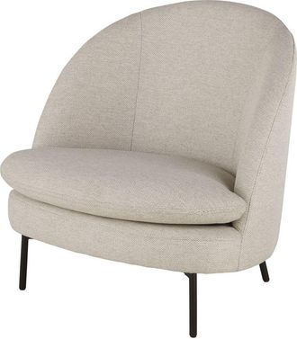 Maisons du monde Sillón gris claro moteado