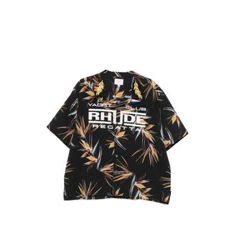 Rhude Regatta Club Floral-graphic Shirt