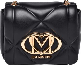 Love Moschino Tassen, Dames, Zwart, ONE Size, Tracolla Schoudertas