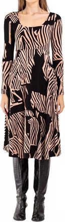Bel Kazan Fiona Midi Dress In Black Captain