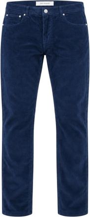 Trussardi 370 Close Straight Broeken - Heren - Straight fit broeken - Blauw - W40 - Katoen - Broeken