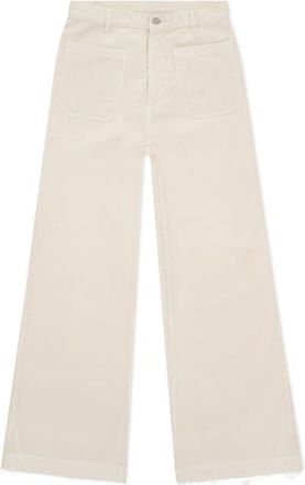 Fortela Vintage Corduroy Wide Leg Trousers in Pink at Nordstrom, Size 26 32 Eu
