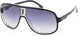 Carrera Mens 63mm Black Blue Sunglasses CA1058-S-D51-08