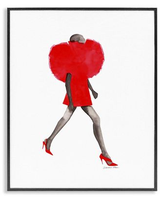 Stupell Industries Fashion Pose Framed Giclee Art