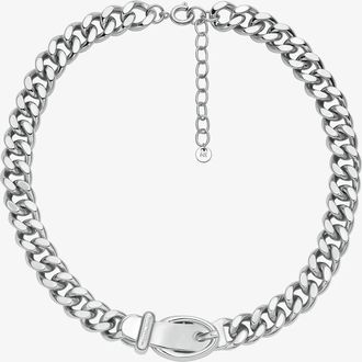 Michael Kors Buckle Chain-Link Necklace