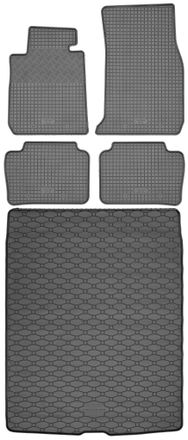 OEM Bmw Serie 4 F32 Coup&eacute; De Octubre De 2013 A Septiembre De 2020. Juego De Alfombrillas De Goma Para Coche Y Alfombrilla Para Maletero