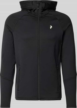 Peak Performance Slim Fit Jacke mit Logo-Print Modell Rider in Black, Gr&ouml;&szlig;e XXL