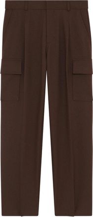 Dr&ocirc;le de Monsieur Twill Cargo Pants Brown