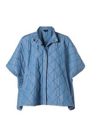 Mart Visser Dani Poncho Jacket Denim Blauw