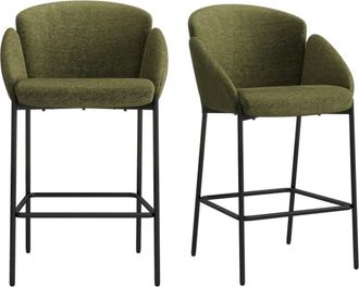 Moloo de bar de tela verde (x2)