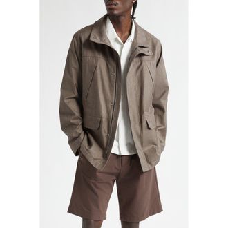 Herno Storm System Long Jacket in Taupe at Nordstrom, Size 38 Us