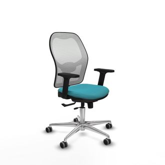 Piqueras y Crespo Silla De Oficina Piqueras Y Crespo Jorquera Blanco Turquesa C&oacute;moda
