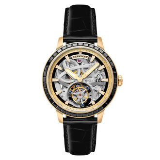 Earnshaw Trouvelot Automatic Black Dial Mens Watch ES-8276-0B