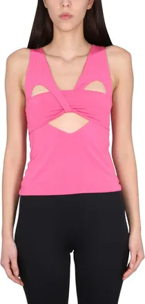 AMBUSH Cut-Out Front Blouse - Pink
