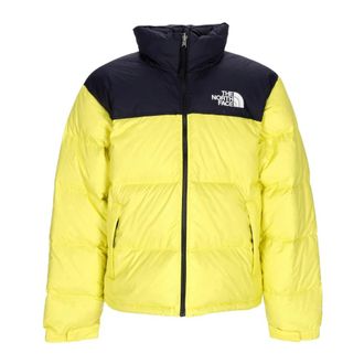 The North Face Retro Nuptse Yellow Tail Down Jacket - Heren - Ski Jassen - Geel - XL - Fitness