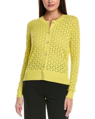 St. John Float Knit Cardigan