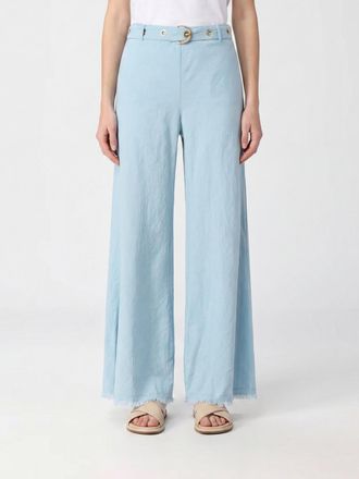 Pinko Pantaloni palazzo Leila in lino