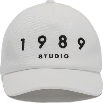 1989 STUDIO logo-embroidered cap - men - Cotton - One Size - White
