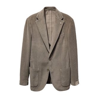 L.B.M. 1911 Blazers, male, Beige, M, Fine Corduroy Blazer