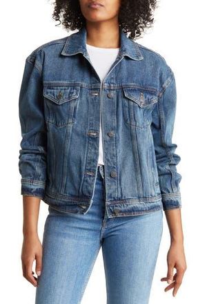 Walter Baker Shawna Denim Jacket in Dark Wash at Nordstrom Rack, Size Small