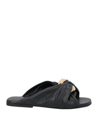 サンダル・ミュール JW ANDERSON Women Sandals LF0055LA0240 888 NAVY JW Anderson Flat sandals for Women | Online Sale up to 76