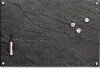 ZELLER Memoboard Tablero Magn&eacute;tico Transparente 40x60 Cm