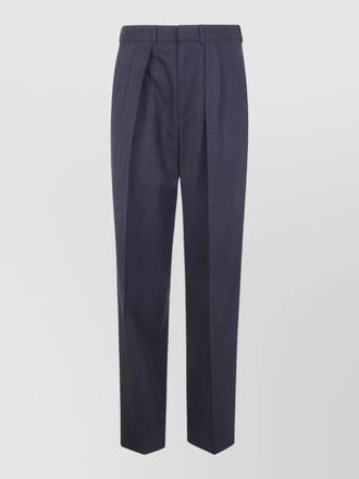Tom Ford wool pleated tailored trousers