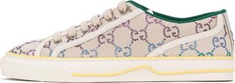 Gucci (WMNS) Gucci Tennis 1977 Low-Top Sneaker with crystals Off White 732211-FABH3-9179