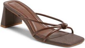 Open Edit Jamie Block Heel Sandal in Brown Chocolate at Nordstrom Rack, Size 9.5