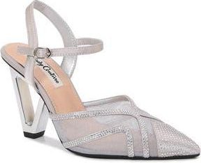 Lady Couture Gala Pointed Toe Pump in Silver at Nordstrom Rack, Size 10