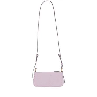 Pinko Womens Mini Baguette Leather Bag Pink Shoulder