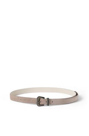 Brunello Cucinelli Suede belt in Light Brown at Nordstrom, Size X-Large