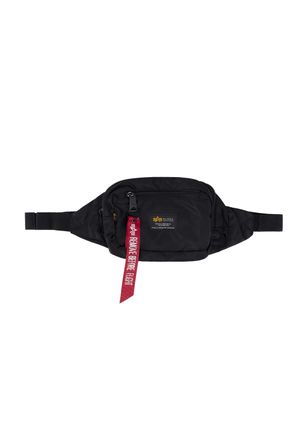 Alpha Industries G&uuml;rteltasche ALPHA INDUSTRIES Crew Waist Bag, Damen, schwarz, Obermaterial: 100% Nylon, Futter: 100% Nylon, Taschen G&uuml;rteltasche