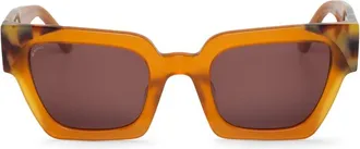 Mr.Boho Frelard ZG28-08 Mens Sunglasses Orange Size 49