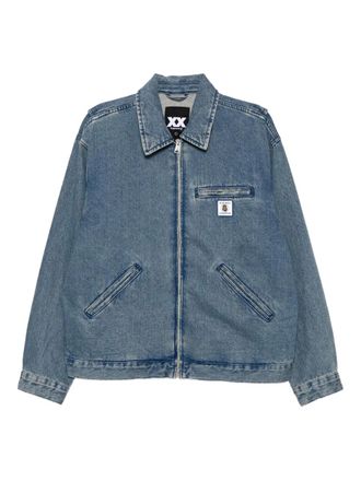 Fingercroxx zipped denim jacket - Blue
