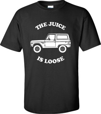 UGP Campus Apparel The Juice is Loose - Parole, Celebrity T Shirt, Black, Medium