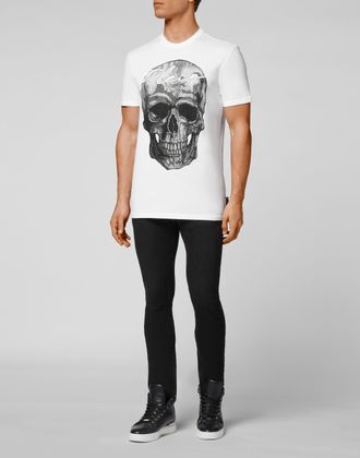 Philipp Plein T-shirt Round Neck SS Crystal Skull