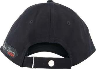 Lanvin Unisex Etiquette Cap - Lanvin Cotton Black Accessories Hats