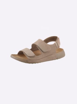 Casual Looks Sandale CASUAL LOOKS, Damen, Gr. 36, beige, Nubukleder, Schuhe Sandale