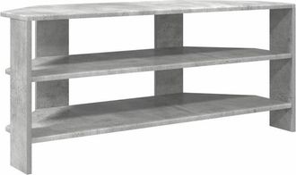 vidaXL Muebledetvdeesquina Gris Concreto 102x40,5x45cm Vidaxl